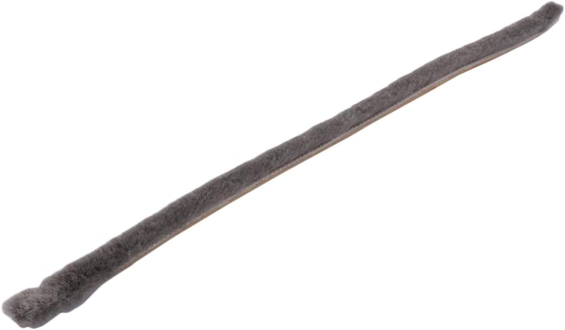 CRL A1875C Gray .187 Backing Width Adhesive Backed Windo-Pile - 100' Roll