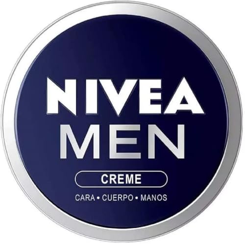 NIVEA MEN Creme (1 x 150 ml), crema para hombres, crema para cara, crema corporal hidratante, crema multiusos hidratante para el cuidado de la piel masculina