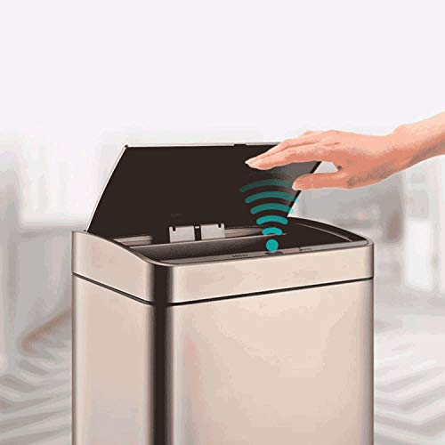 Bote de basura inteligente 12L con sensor táctil miniatura 5