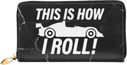 Drag Racing Wallet Card Bag