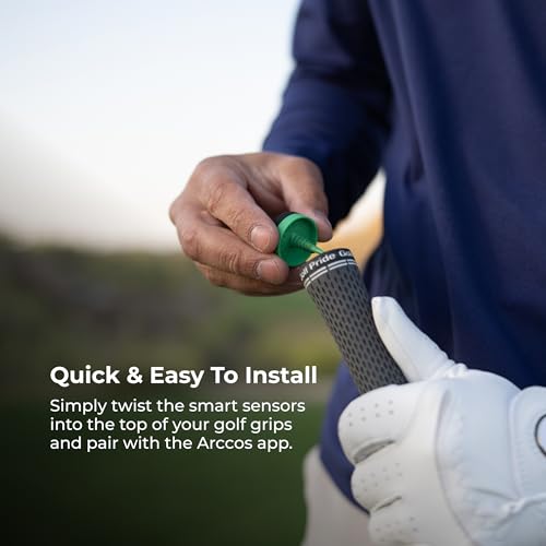 Image of Arccos Smart Sensors: Automatic Golf Game Tracking System, A.I. Powered GPS Rangefinder & Smart Club Distances