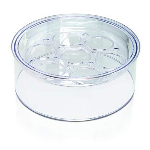 EuroCuisine Glass Cookware Top Tier Yogurt Maker (Clear, One size)