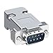 ANMBEST DB9 Solder Connector, 9PIN RS232 Terminal Adapter Breakout Board with Case Assortment Kit(10PCS Male + 10PCS Female)