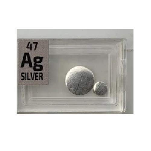 Set di campioni a forma di piccoli dischi, 0,1 g, oro, argento, platino e palladio