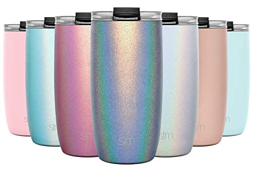 Simple Modern 16oz Voyager Travel Mug Tumbler w/Clear Flip Lid & Straw