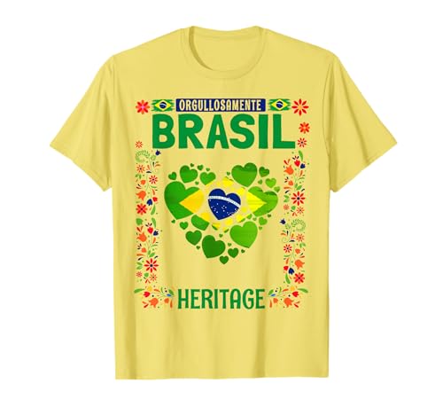 Drapeau du Brésil pour Femme - Idée de Tenue pour Femme - Drapeau brésilien T-Shirt