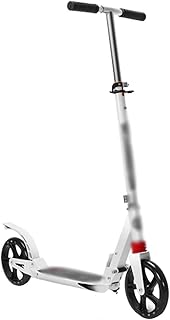 Scooters Folding Commuting Scooter Height Adjustable Kick Scooter, Students Go to School by Scooter, Adult Go to Work Scooters (Color : White, Size : 453280-105cm)