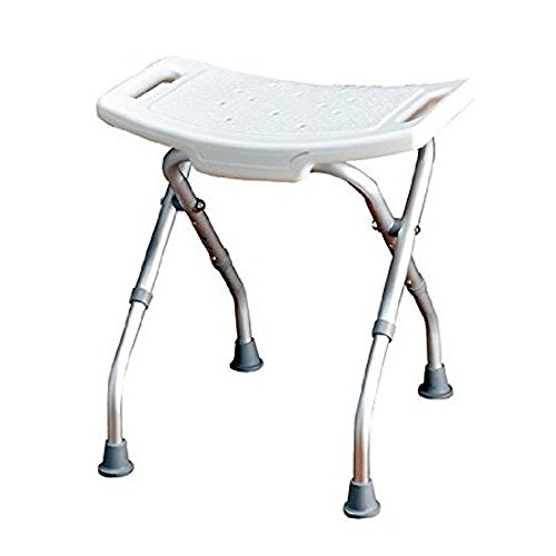 Taburete de baño sin respaldo plegable regulable -Unidad Cover