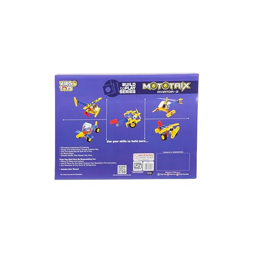 Image of Mototrix Aviator 2 Toy | Fun and Engaging Airplane Toy for Kids | Promotes Imagination and Creative Play | Durable and Safe Design | Ideal for Collectors and Playtime (Pack of 2)