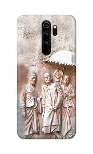 Image of Printed Hard Back Cover Case for Mi Redmi Note 8 Pro Back Cover (Sai Baba) -1803