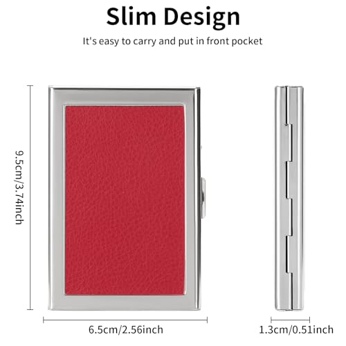 Image of Credit Card Holder Wallet for Women Men Stainless Steel Metal Card Case RFID Blocking Business Card Protector Case with 6 Slots