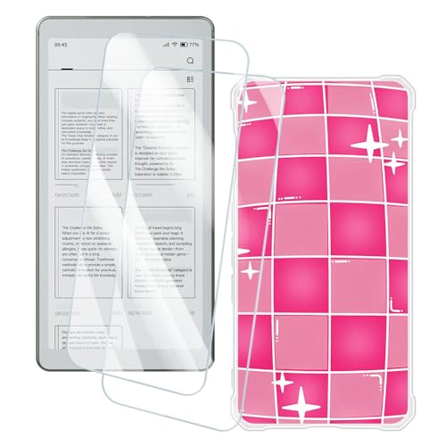 OAGELIM 2�Z�b�g �X�N���[���v���e�N�^�[ + �P�[�X Viwoods AiPaper Reader C 6.13 2025 (6.13 �C���`) �Ƃ̌݊������� �A�[�e�B�X�e�B�b�N�J�X�^���v�����g�J�o�[�Ƌ����K���X�t�B���� �X�N���b�`�h�~ (�s��