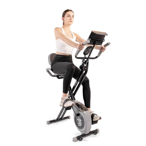 Image of TOUSAINS Magnetic Spin Bike for Home - Heavy Flywheel Exercise Bike, Low Noise Indoor Cycling Bike with Free Training APP, 32-Level Resistance Stationary Bike for Home Gym