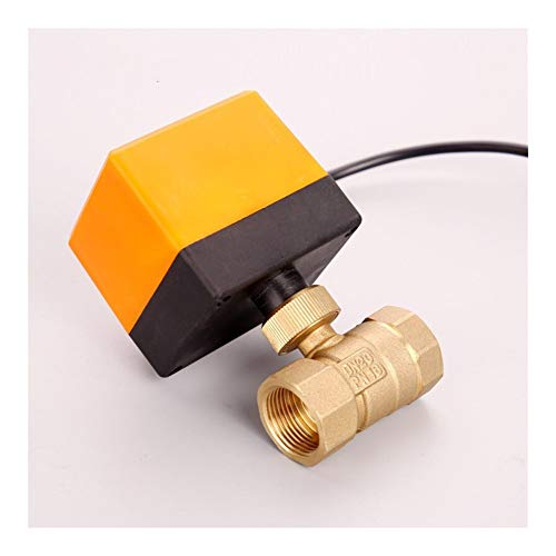 Válvula de bola parada de agua DN20 motorizada de 2 vías y 3 cables 4
