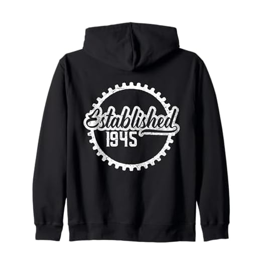 Año de nacimiento establecido Cumpleaños 1945 Sudadera con Capucha