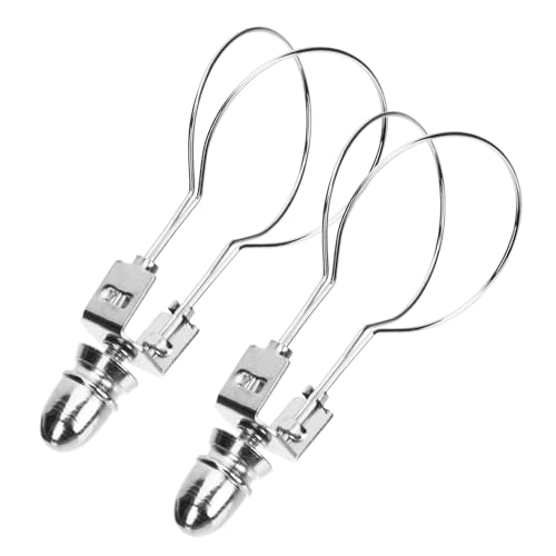 Kisangel 2個 ランプシェードクリップ属製耐久性電球用簡単取付照明アクセサリー卓上床置ランプ対応おしゃれ照明部品