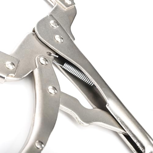 image for Hiceeden 3 Pcs 18 Inch Deep C Clamp with Swivel Pads, Heavy Duty Weldi
