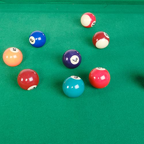 Koreyosh 55'' Modern Folding Billiard Table Space Saving Pool Game Table For Kids And Adults With Balls, Cues, Triangle, Chalk, Brush Perfect For Family Game Bar Gym Room (Green) #TOP7