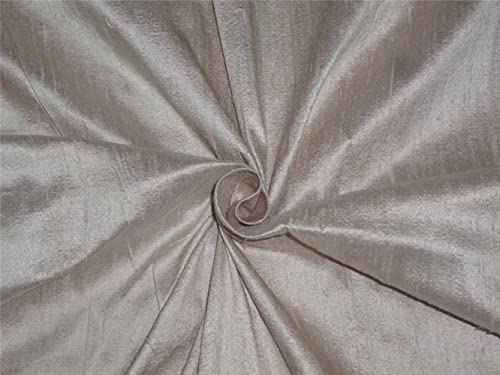 Tissu Dupioni 100% pure soie vieux rose d'une elegance rare pour haute couture