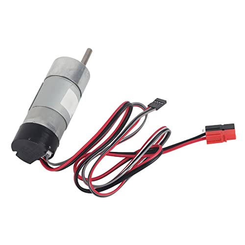 12V DC Brushed Encoder Motor High Torque 100rpm with Hall Effect Encoder Steel Body for Tetrix Robotics Pitsco Robot Parts Fits TETRIX Prime TorqueNADO