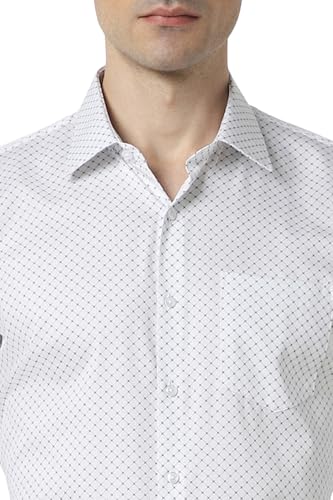 Image of Van Heusen Formal Shirt for Men | Cotton | Print | Slim Fit | Full Sleeves