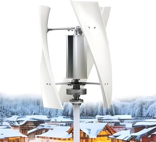 Kit generador de turbina eólica con Controlador de Carga, Equipo productor de Electricidad Vertical, Kit generador de turbina eólica de levitación magnética de 10000 W - Productor de electri