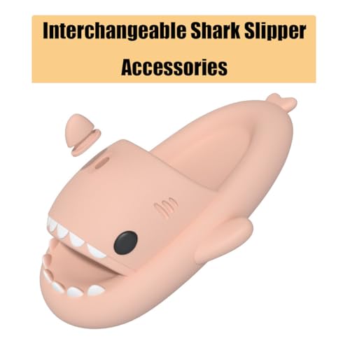 Sharklas Fins, 2 Pairs Shark Slippers Accessories, Universal Size, Reusable, Easy to Install, Waterproof, Durable, Christmas & Halloween Themed, Unisex-Adults, One Size Fits EU 36-45, Blue3