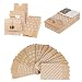 24pcs (15*9.7*27cm) Bolsas de Papel Kraft Bolsas de Regalo de Papel 4...