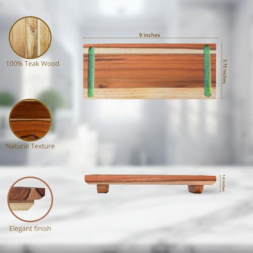 Dg Home & More Teak Wood - Bathroom Tray For Soap And Lotion thumb #2