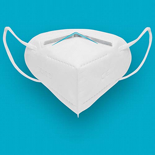 Z-Roya Máscara KN95, Fesjoy- 2pcs Máscara desechable KN95 95% de filtración Máscaras Protectoras no Tejidas Suaves y Transpirables