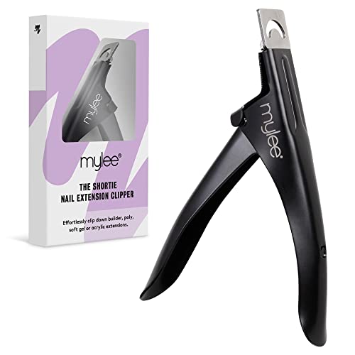 Mylee The Shortie Nail Extension Clipper - Precise & Durable Nail Tip Cutter Manicure Tool for Perfect Prep Professional Extension Clipper for Acrylic Extensions False Nails and Tips