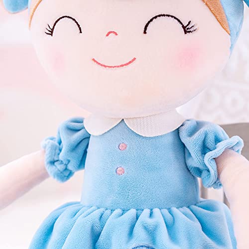 Gloveleya Spring Girl Baby Doll Baby Girl Gift Kids Plush Elephant Toy Blue 15" #TOP4