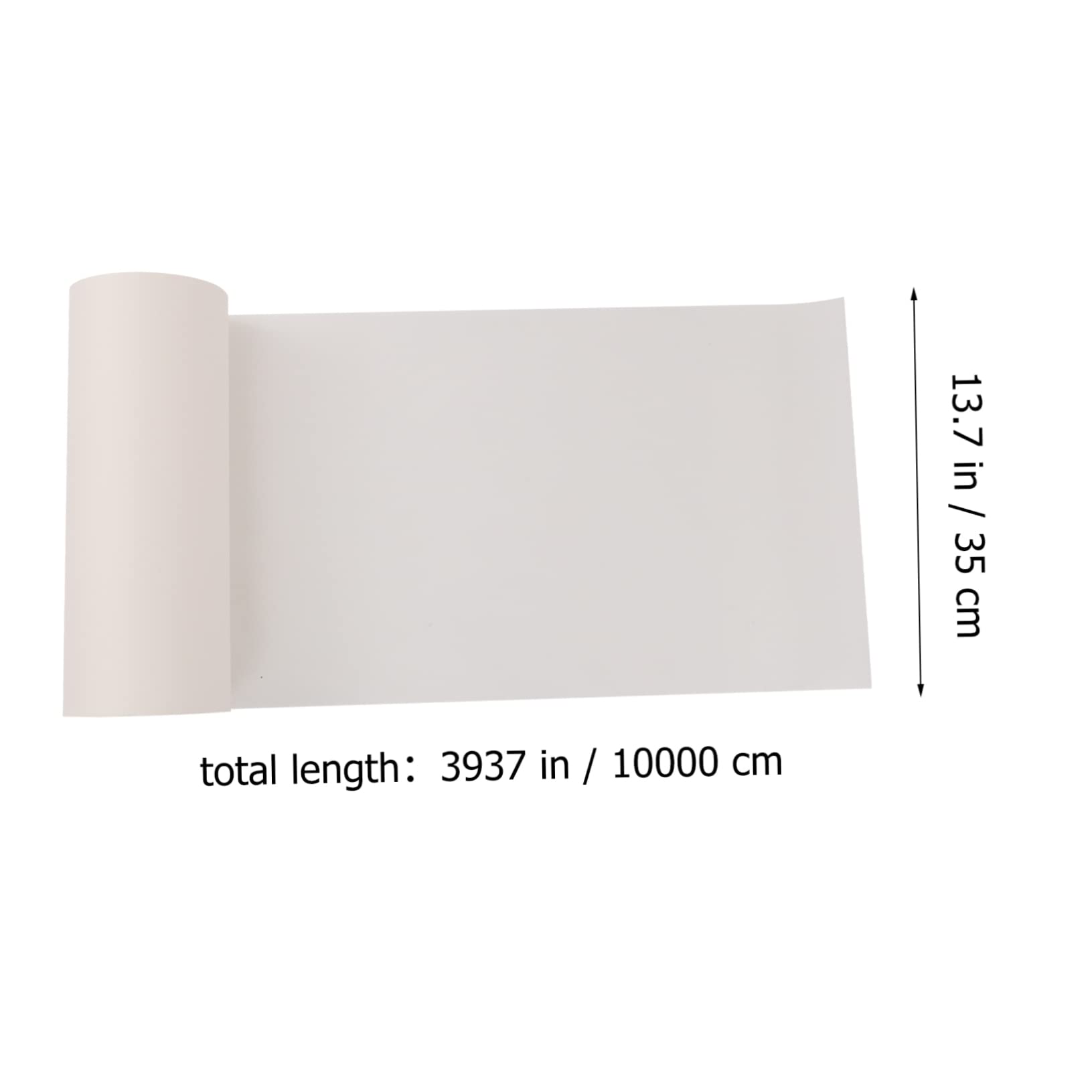 NUOBESTY Papel de Arroz para Caligrafía y Pintura China, 100m, Engrosado, Apto para Tinta y Dibujo Base de Agua