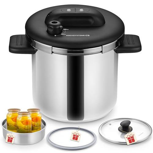 KOCH SYSTEME CS 8.5QT Pressure Cooker Stainless Steel, Olla de ...