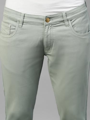 Image of Allen Cooper Regular Comfortable Mid Rise Denim Jeans for Men