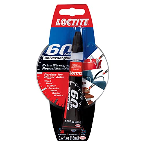 Loctite 60 Second Universal Glue, 0.6-Fluid Ounce Tube (1983330)
