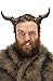 elope Beast Horns Costume Accessory with Adjustable Band for Adults and Teens