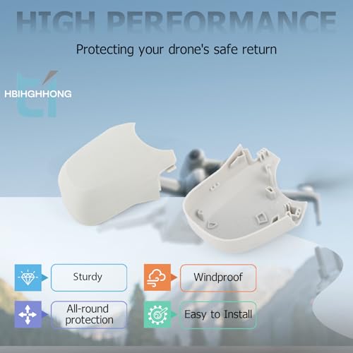 Image of 2PCS for DJI Mini 4 Pro Side Cover Replacement for DJI Mini 4 Pro Gimbal Side Caps Protective Cover Drones Accessories Parts with Tools(Left +Right)