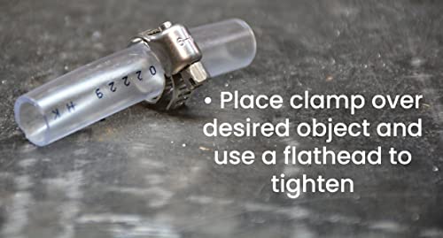 Pro Tie 33200 Sae Size 4 Range 1/4-Inch-5/8-Inch Mini All Stainless Hose Clamp, 10-Pack #TOP4