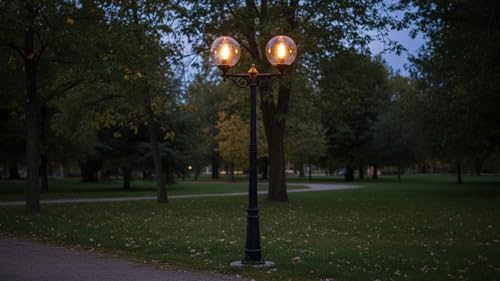 Image of Aspen Creative 28002-60-41, 8 inch Clear Acrylic Replacement Lamp Post Globe with 3-7 /8 inch Neck