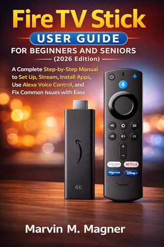 Fire TV Stick User Guide for Beginners and Seniors (2026 Edition): A Complete Step-by-Step Manual to...