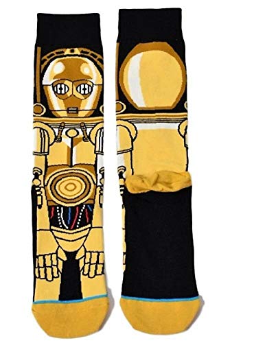 Chaussettes Star Wars C3PO confortables taille unique sans couture apparente