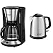 Russell Hobbs Machine à Café, Cafetière Filtre Familiale 1,25L, Technologie Stop Goutte - 24010-56 Adventure & Bouilloire Compacte 1L, Filtre Anti-Calcaire Amovible, Lavable- 24991-70 Adventure