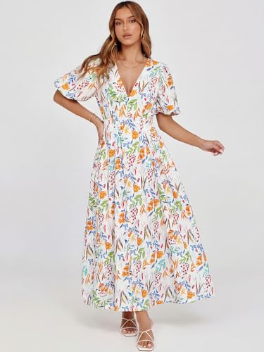 Image of Sissyaki Women's Floral Maxi Dress 2026 Summer Spring Wedding Guest Dress