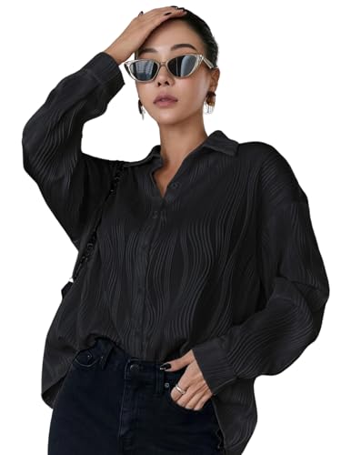 Image of Leriya Fashion Oversized Shirt for Women | Shirt for Women Stylish Western | Long Shirt for Women
