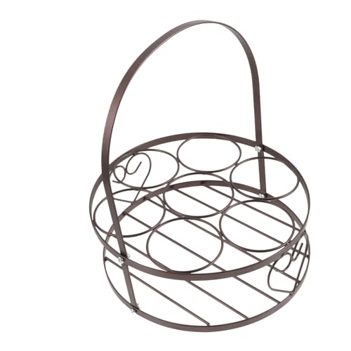 NAMOARLY Beer Holder Carrier Wine Storage Basket Bottle Carrier Beer Rack Shelf