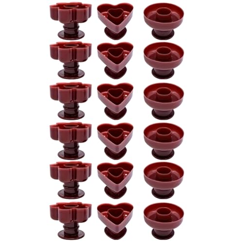 Gvvsjgdbis - Juego de moldes de rosquillas, moldes para herramientas para pasta, cortadores de nieve de plástico, herramientas de cocina, accesorios de cocina para