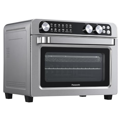 Panasonic FlashXpress Family Size Air Fryer Toaster Oven Combo, 11 Cooking Functions, 1800W PFAS-Free Interior, Double Infrared Heating, Temperature Control Dial, Stainless Steel - NB-G211P - image 9
