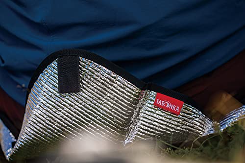 Tatonka Sitzmatte Alu Seat Mat 50 x 180 cm - Faltbare Sitzunterlage mit Aluminium-Oberfläche für warme Sitzgelegenheiten beim Wandern, Trekking, Camping oder Spazierengehen, Silver (2988)