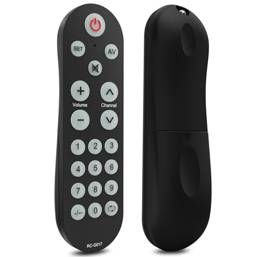 Upgraded Big Buttons Universal TV Remote Control with Learning Function, ...